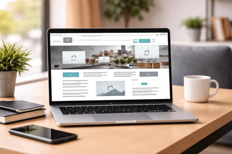 An outdated website, illustrating the need for a website redesign in The Gambia